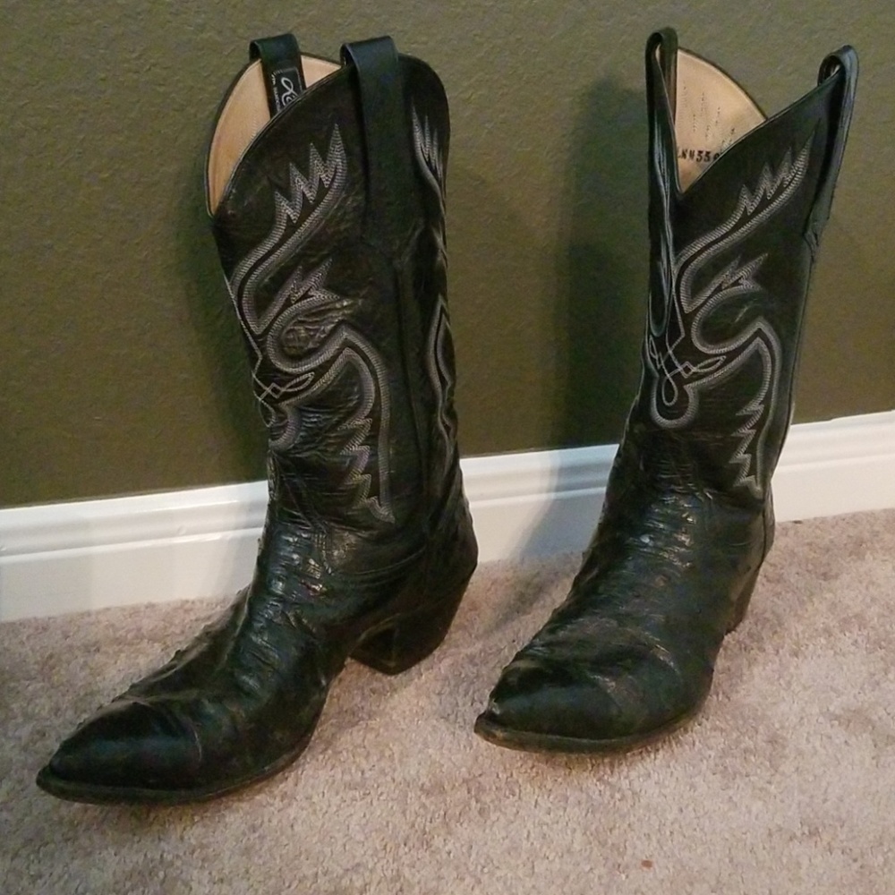 Real Crocodile Men's Boots